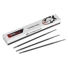 Rotatech Chainsaw Chain Files 7/32" 5.5mm Box of 12. 