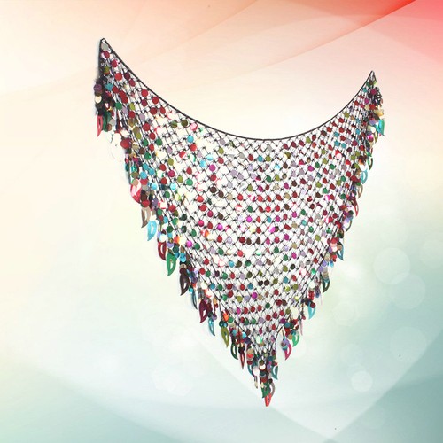 Reusable sequin hip scarf - reusable,