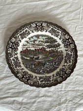 Vintage Olde Country Castles Plate by British Anchor Ironstone Collectible Plate