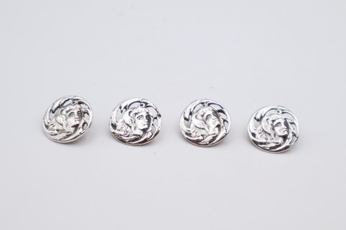 Antique silver art nouveau set - silver,