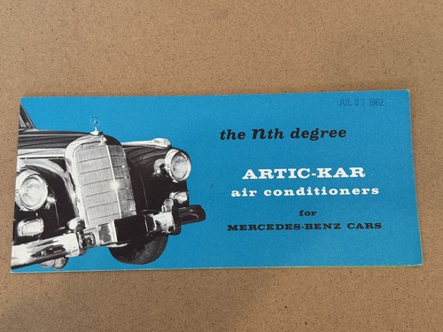 1962 mercedes benz artic - artic, kar