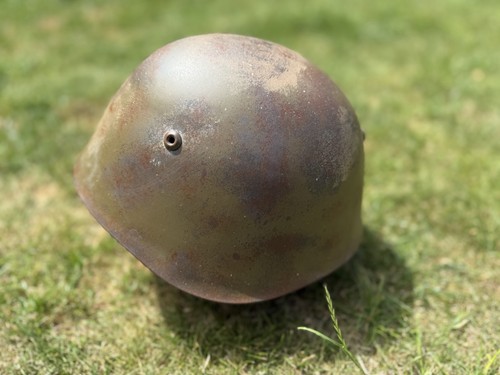 Steel army helmet - helmet, weathered