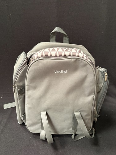 Vonshef grey backpack picnic - vonshef,