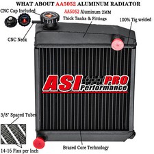 2 Rows Radiator For 61-1969