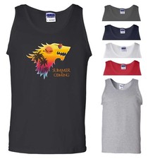 Game of Thrones Vest Summer Is Coming Parody GOT Wolf Jon Snow Gift Men Tank Top