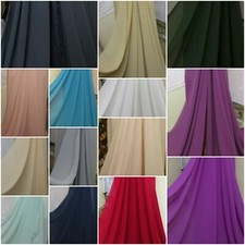1m crepe georgette chiffon dress fabric 58 wide   W