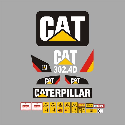 Cat 302 mini digger decal - cat,