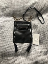 Whistles Black  Leather