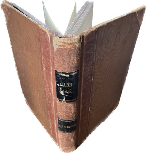Antique ledger book - ledger,