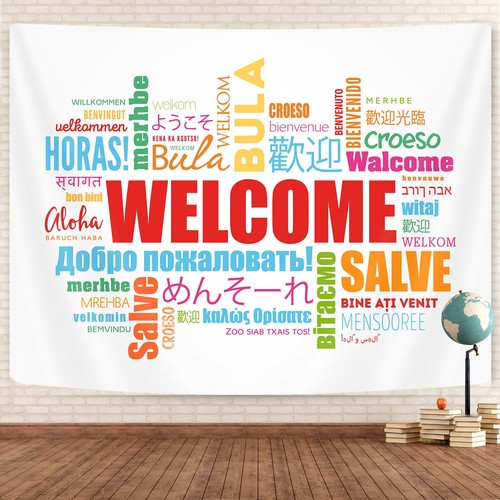 Welcome word different - welcome, in