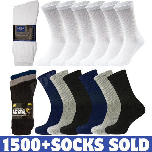 12pairs mens sports socks - 12pairs,