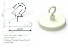 32mm  pot magnets with hook  7