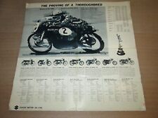 SUZUKI T10 250cc S30 S31 125cc K10 K11 80cc M30 M15D M15 MODELS SALES BROCHURE