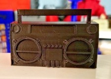 Scale black boombox - rc, 1/10