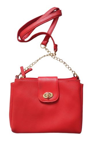 Small red handbag - small,