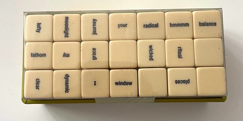 Haikubes poetry word - word, by
