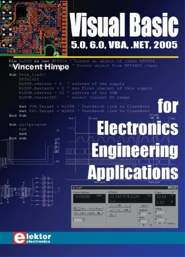 Visual basic for electronics - visual,