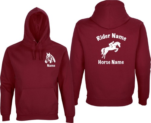 Personalised horse hoodie - personalised,