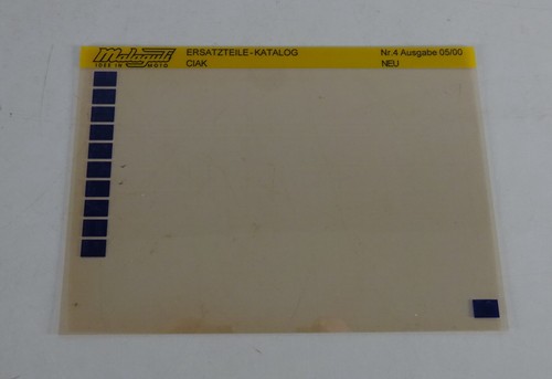 Microfiche spare parts catalog - microfiche,