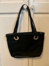 Oroton Black Handbag, Leather, Never Used, Stylish Look
