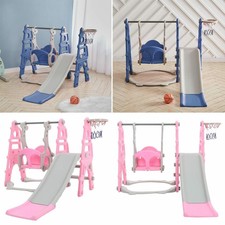 Kids Garden Swing & Slide Set