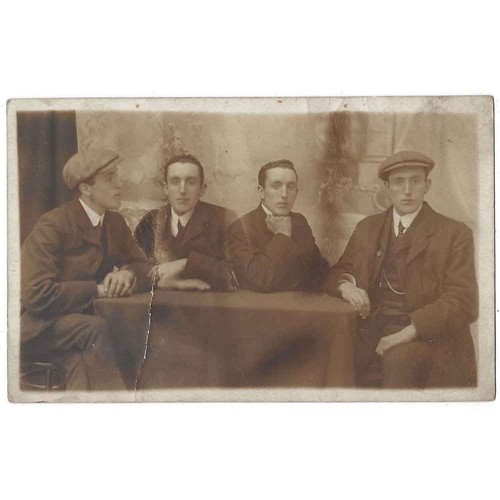Strathaven four men seated - men, rp