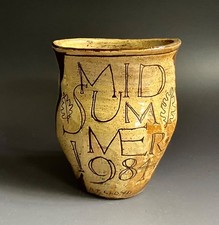 R.J.Lloyd slipware vessel