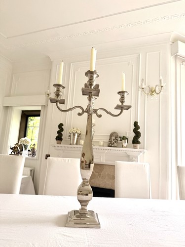 Silver metal tall arm - silver,