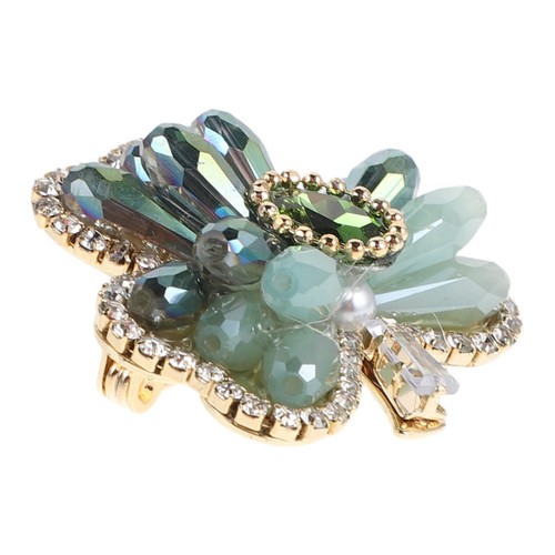Vintage green rhinestone - green,