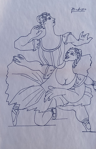 Pablo picasso painting - painting, drawing