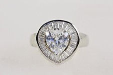 SILVER ART DECO VINTAGE CUBIC