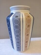 Vintage Poole Pottery Freeform PLC pattern 595 shape tall vase 1950s Alfred Read