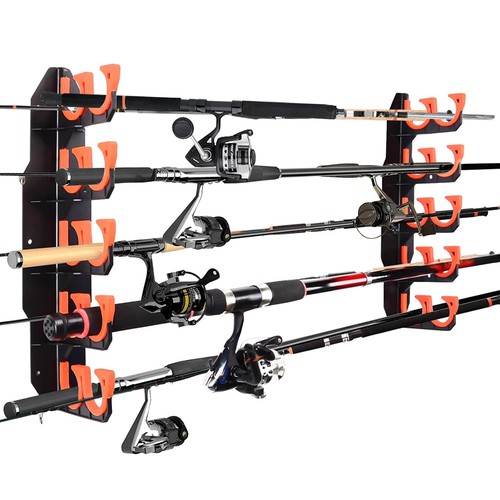 Fishing rod holder wall - rod,