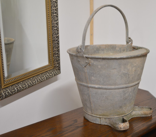 Vintage galvanised chicken - galvanised,