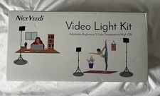 NiceVeedi 22W LED Video Light  with Tripod  (one) –unused – 2900K-7000K, 1700lm
