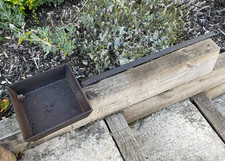 Antique Vintage Large Iron Blacksmiths Smelting Pan Oast House Sulphur Pan