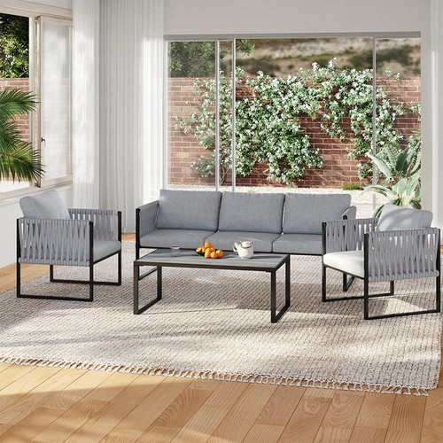 Patio furniture set - furniture,