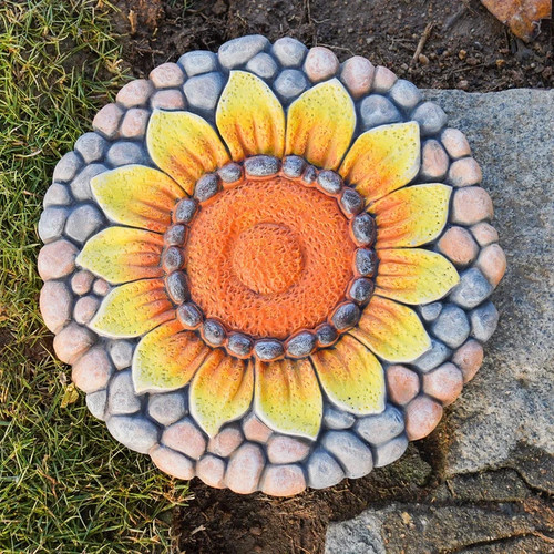 Sunflower stepping stones - sunflower,