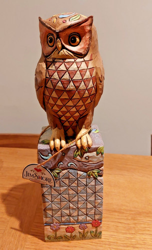Jim shore heartwood - creek, owl