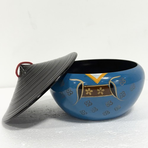 Omc bowl blue - blue, floral