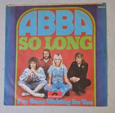 ABBA RARE VINYL SINGLE -  "SO LONG/I'VE BEEN WAITING FOR YOU"