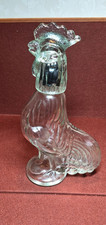 Cockerel Rooster clear glass