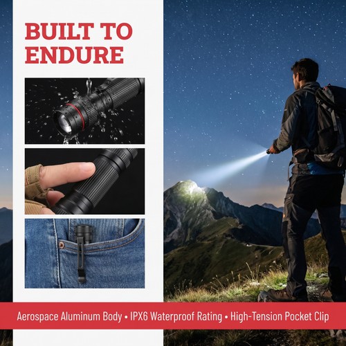 Super bright tactical torch - tactical,