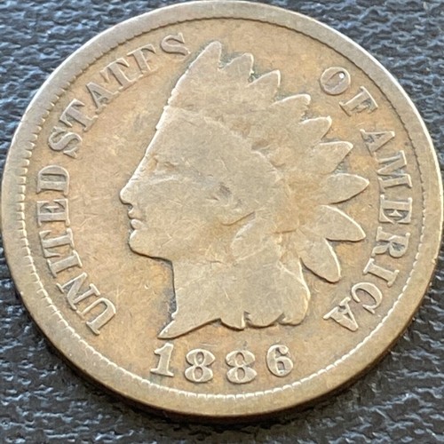 1886 indian head cent - indian, 1c