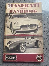 Maserati owners Technical handbook by clymer 3500gt and more  workshop manual