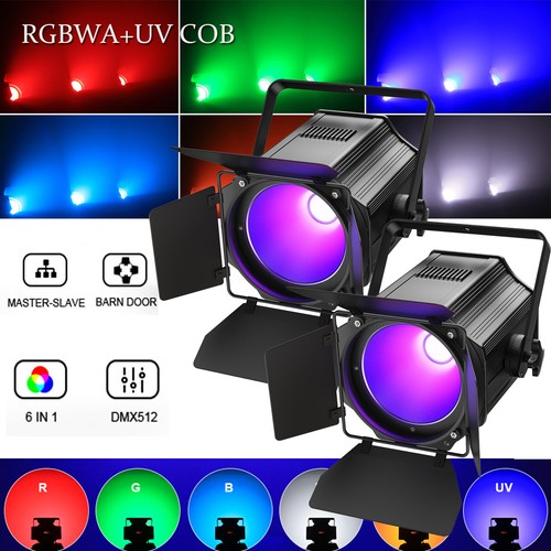 200w cob led par - 2x,