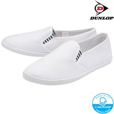 Mens Dunlop Canvas Shoes Memory Foam Casual Plimsolls Pumps Boat Deck Trainers