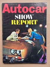MOTOR SHOW 1968 AUTOCAR