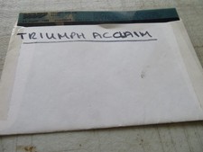 TRIUMPH ACCLAIM PARTS MICRO
