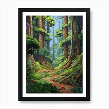 Knysna Forest Pixel Art 2 Art